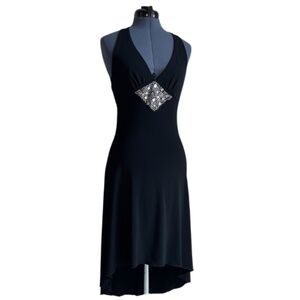 Y2K Rampage Halter Top High-Low Dress Sz M